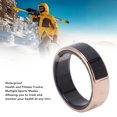 thumbnail image 4 of Display Smart Ring with APP Display Screen Multiple Sports Modes IP68 Water Resistant Stainless Steel 18mAh Smart Fitness Ring for Cycling Running, 4 of 7