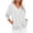 White, variant on cfhntfmh Womens Casual Sweatshirts V Neck Long Sleeve Comfy Pullover Tops Fashion Fall Clothes with Pockets