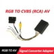 thumbnail image 1 of Convertidor de SeñAl RGB una (RCA) AV CVBS, Adaptador de Caja Decodificadora para CáMara de VisióN Trasera de FáBrica para Golf 6 CC, 1 of 5