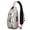 Floral Watercol, variant on Starry Night Galaxy Sling Backpack, Space Astronaut Rocket Crossbody Bag, Nebula Moon Star Travel Daypack