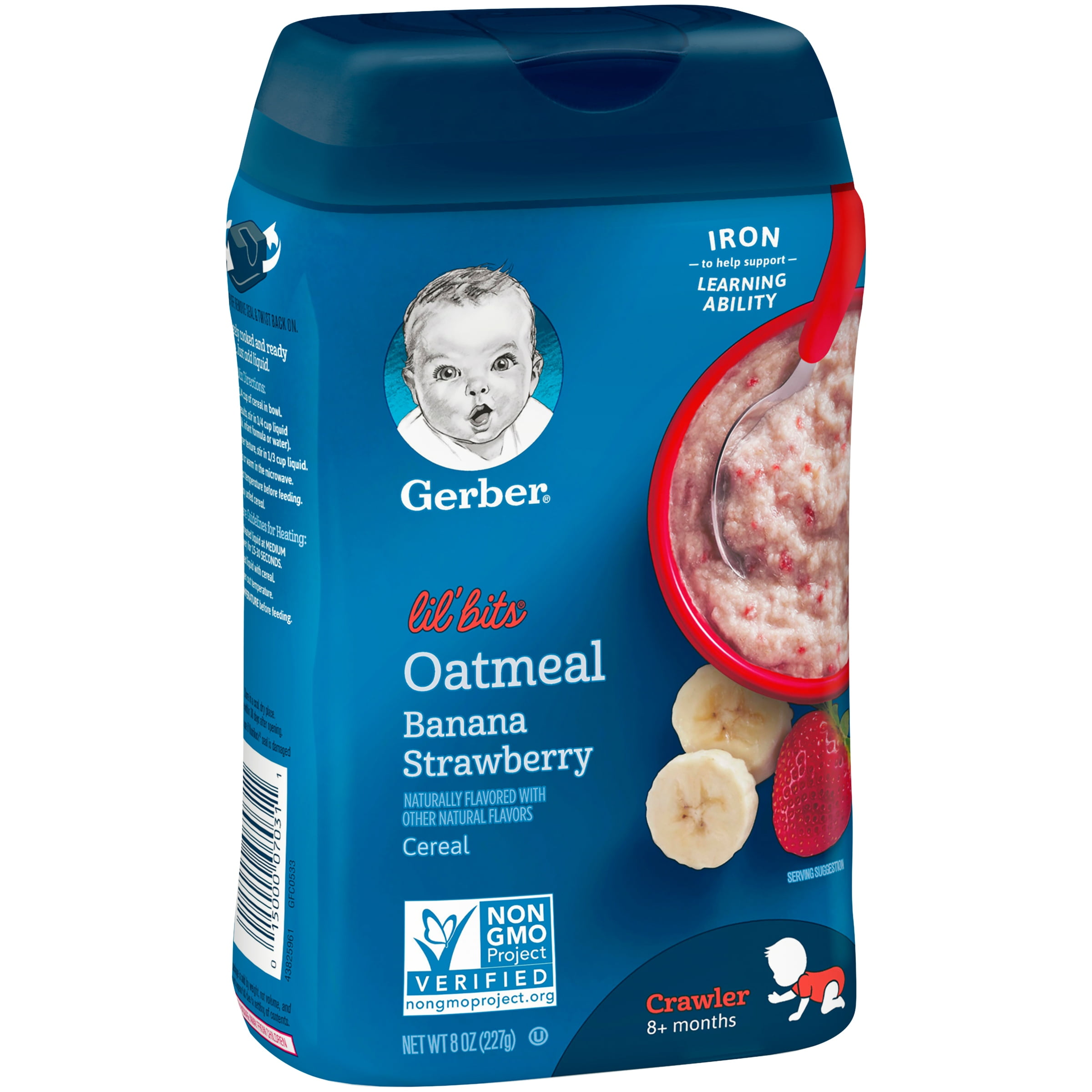 gerber oatmeal and banana cereal