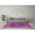 thumbnail image 3 of Ahgly Company Indoor Round Persian Purple Traditional Area Rugs, 8' Round, 3 of 4
