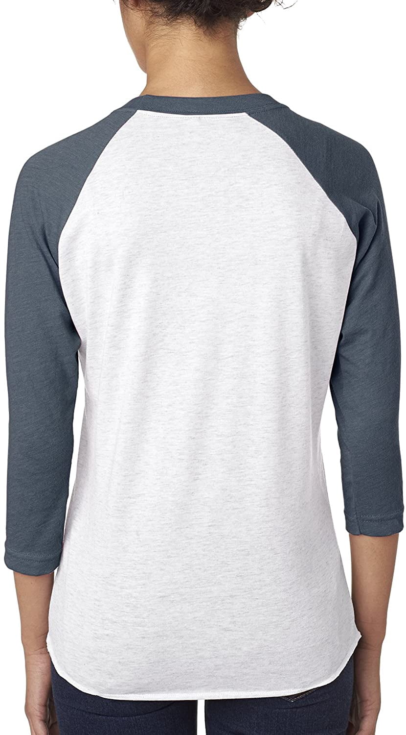Mens Clementine Tri-Blend 3/4-Sleeve Raglan Tee