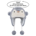 thumbnail image 3 of Jiibva Cartoon Animal Warm Hat Penguin Plush Earmuffs Hat Winter Furry Hat Scarf Warm Hat Cycling Warm Hat Ladies Cute Hat for Outdoor, 3 of 7