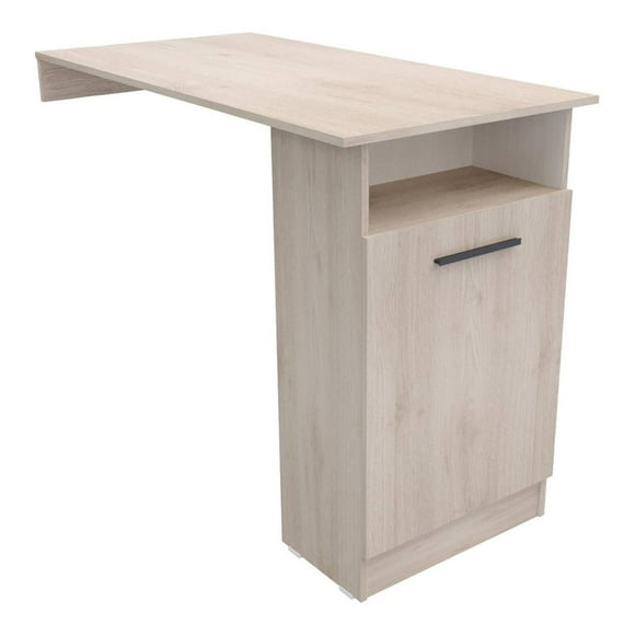 Isla/Barra para Cocina Log Ceniza Blanco Maderkit