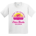 thumbnail image 3 of Inktastic Summer Enjoy the Sunshine Outer Banks North Carolina in Pink Youth T-Shirt, 3 of 5