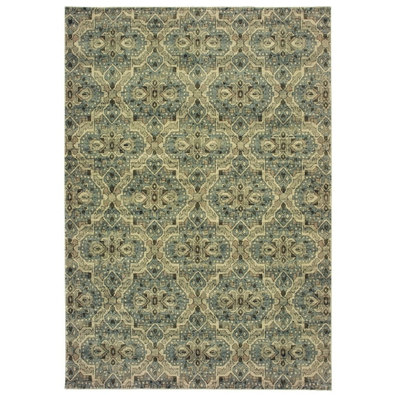 Sphinx Raleigh Area Rug 4927L Ivory Angled Crosshatch 2' 3" x 7' 6" Rectangle