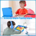 thumbnail image 2 of AVAWO iPad 9th Generation Case for kids, iPad 8th/7th Generation Case, iPad 10.2 Case 2021/2020/2019, with Screen Protector Light Weight ShockProof Handle Stand Case for iPad 9/8/7 Gen 10.2"-Blue, 2 of 8