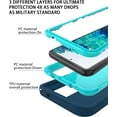 thumbnail image 3 of for Samsung Galaxy S20 Plus Case, Shockproof Dropproof Galaxy S20 Plus Case, Heavy Duty Protective for Samsung S20 Plus Case 6.7 Inch (Turquoise), 3 of 14
