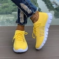 thumbnail image 4 of SCHUHLAND Women's Breathable Mesh Sneakers, Lace-Up Round Toe Running Shoes, Soft Sole Sports Low Heel, Summer, 4 of 16