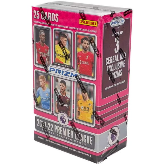 2021-22 Prizm Premier League Soccer Cereal Box