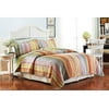Better Homes&gardens Bh&g Light Stripe Quilt Queen