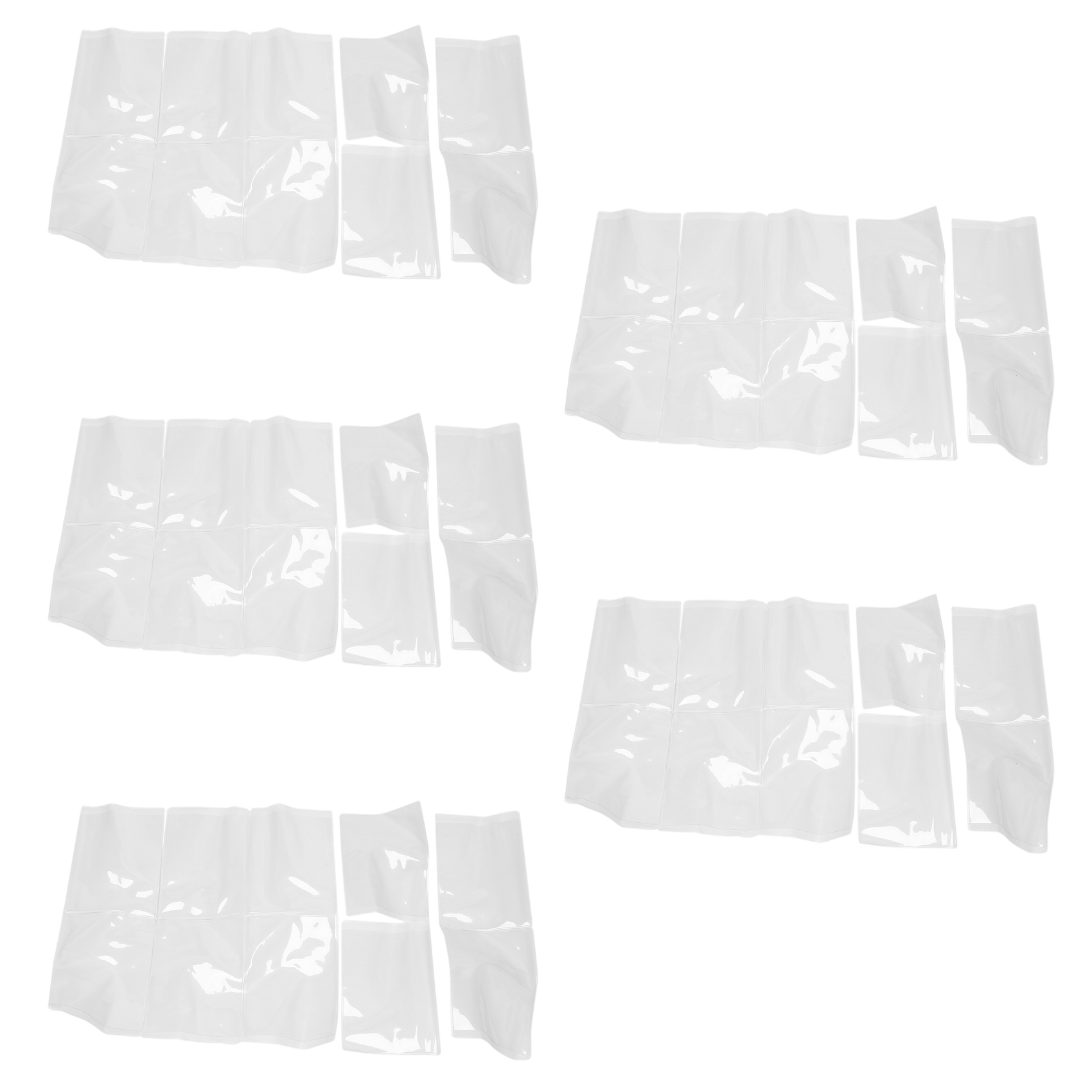 50Pcs Soft Clear Plastic Card Sleeves Protectors, for ID Cards, Band