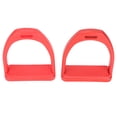 thumbnail image 2 of Stirrups, Étriers de Cheval Professionnel pour l'Équitation Rouge L, Rouge S, 2 of 8