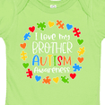 thumbnail image 4 of Inktastic I Love My Brother Autism Awareness Boys or Girls Baby Bodysuit, 4 of 5
