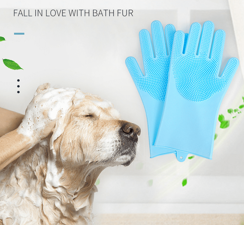 bathing gloves for dogs