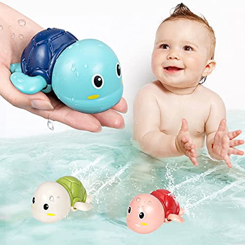 SEPHIX Bath Toys for Toddlers 13 Year Old Boys Gifts, Swim Turtle