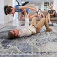 thumbnail image 5 of 2X8ft Retro Medallion Runner Rug,Modern Long Soft Entryway Kitchen Accent Carpet, 5 of 7