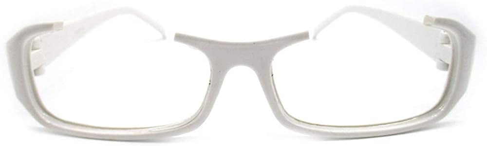 NNAA Togami Byakuya Glasses Game Danganronpa Cosplay White Half-Rim Glasses Frame