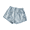 Light Blue A, variant on LYMAYTER Girls Denim Shorts Toddler Soft Comfortable Jeans Shorts Bow Accent Elastic Waist Shorts 0-5Y