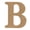 B, variant on wutoase 4 Inch Wooden Letters, Large Alphabet Letters Sign for DIY Painting Art Crafts Wedding Home Wall Decor