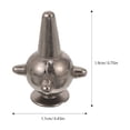 thumbnail image 4 of OULII 10Set Metal Studs Rivets Silver Decorative Studs for Beginners in Fashion Design, 4 of 8