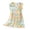 Yellow, variant on vigerkar Summer Dresses for Girls Beach Vacation Clothes V Neck Ruffle Sleeve Babydoll Dress Elegant Sundress (Yellow, 4-5 Years)