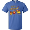 thumbnail image 3 of Inktastic Happy Thanksgiving Turkey Train with Food T-Shirt, 3 of 5