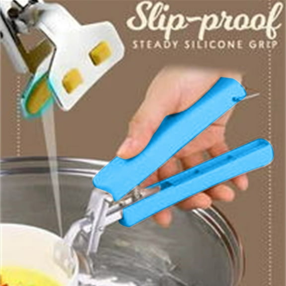 Clearance Cooking Utensils under $5,A microwave oven clip in the kitchen Stainless Steel Dish Holding Clamp