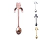thumbnail image 5 of Naiovety Cute Cat Design Cat Cuchara de café Cuchara de acero inoxidable Cucharadita de mango largo Cuchara de helado Type3 NO3 Naiovety JJ15996-01, 5 of 6