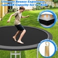 thumbnail image 6 of Cochan 14FT Trampoline with Net, 1400LBS Outdoor Trampoline for Kids and Adults with Ladder, Anti-Rust Backyard Heavy Duty Round Trampoline with Enclosure, 6-7 Children,Birthday Gift, 6 of 7