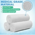 LotFancy 24 Pack Stretch Gauze Bandage Rolls, 4 in x4 Yards Wrap