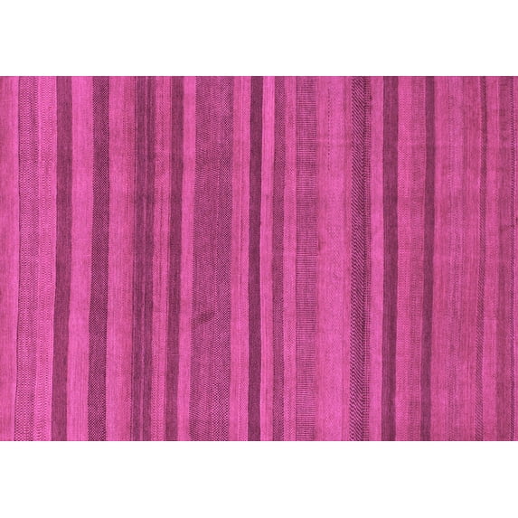 Ahgly Company Indoor Rectangle Oriental Purple Modern Area Rugs, 5' x 8'