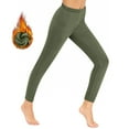 thumbnail image 5 of Endives Women's Winter Fleece Line Pants Thermal High Elastic Yoga Leggings Elastic Waist Yoga Legging, 5 of 5