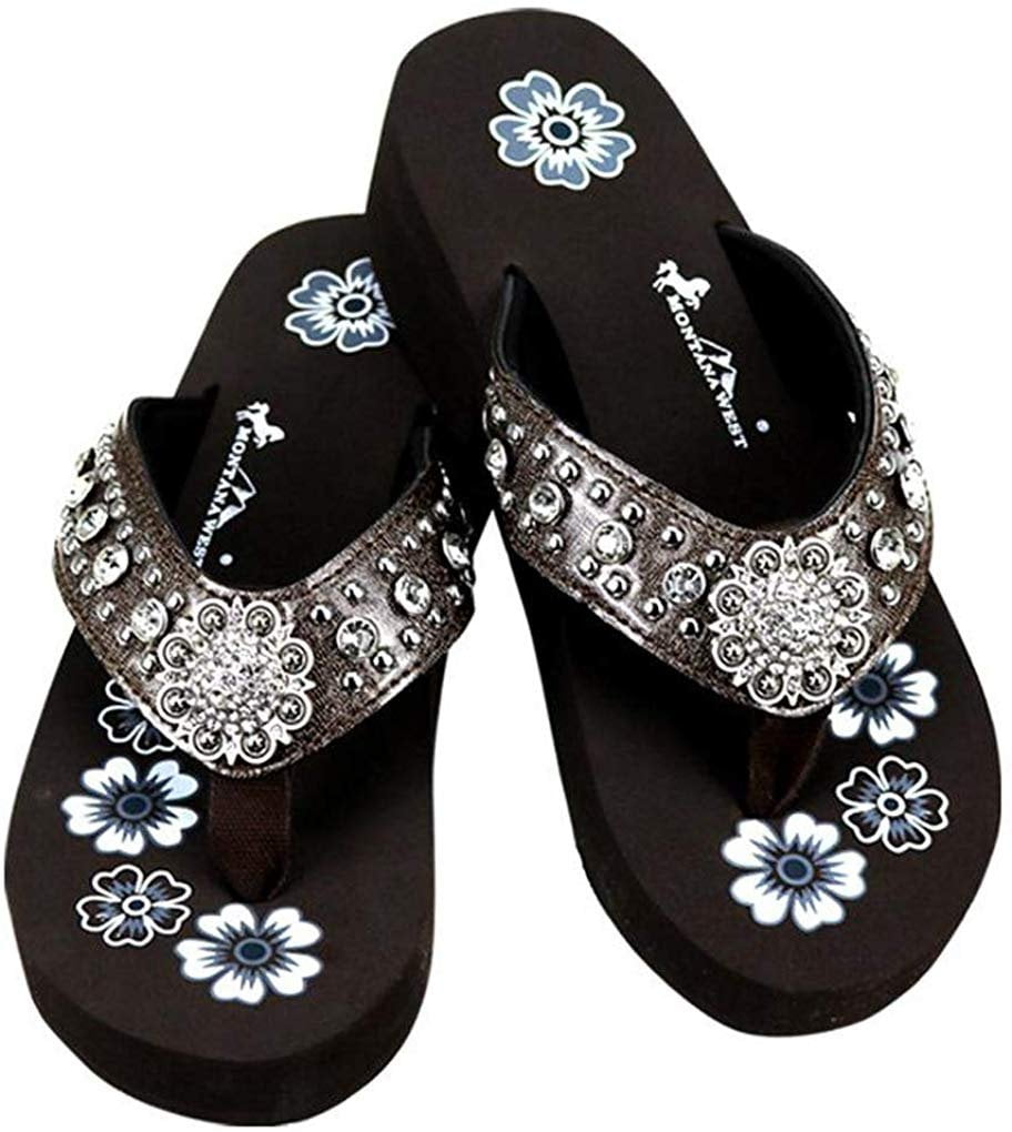 beach mountain flip flop