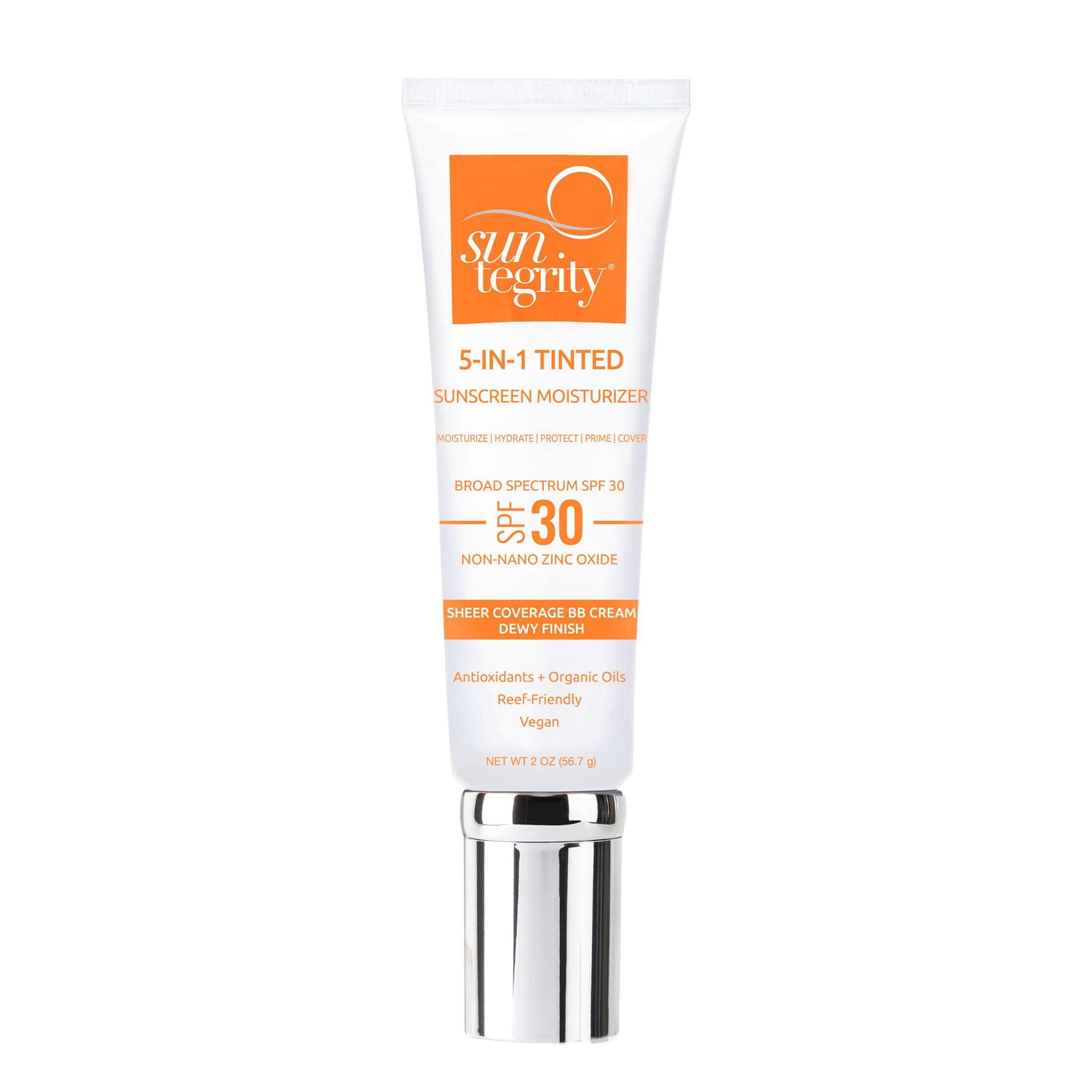 Suntegrity 5-IN-1 Tinted Sunscreen Moisturizer (MEDIUM Shade) - Broad Spectrum SPF 30