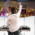 thumbnail image 7 of Pyle PDJFAC12 24.2 x 48 x 46 Inch DJ Booth Stand Cover Screen Scrim Panel Facade, 7 of 7