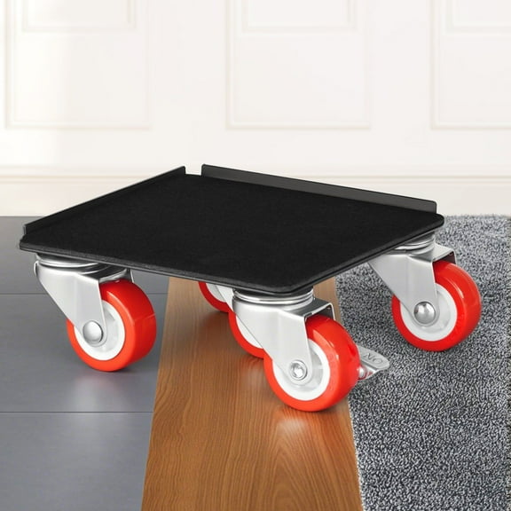 Professional 5-Wheel Furniture Dolly – 1200 lbs Load Capacity, Easy Moving