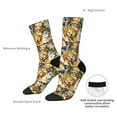 thumbnail image 4 of Disketp Watercolor Dogs Unisex Crew Socks Lightweight Breathable Ventilation Ankle Socks, Mid-calf socks for Daily, 4 of 6