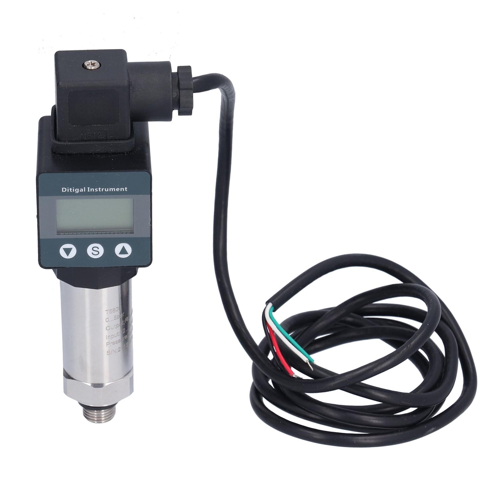 LCD Pressure Transducer, Small Hydraulic Pressures Sensor For Measuring