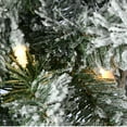 thumbnail image 3 of National Tree Company Pre-Lit Artificial Christmas Garland, Green, Snowy Green, White Lights, Decorated With Pine Cones, Frosted Branches, Battery Operated, Christmas Collection, 9 Feet, 3 of 6