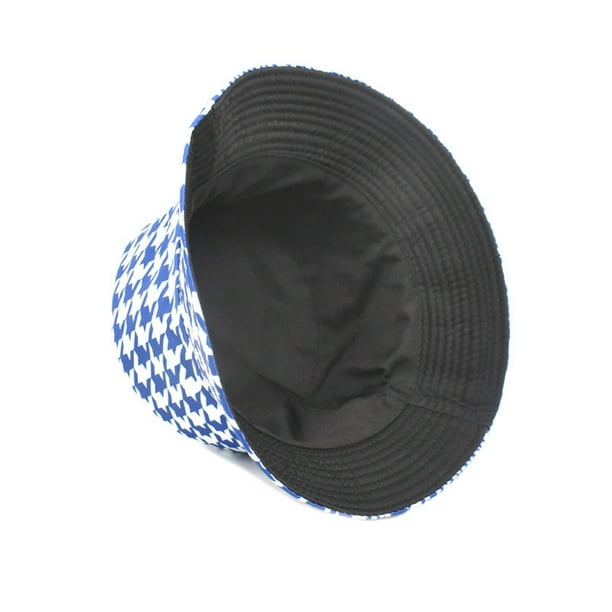 Up To $10 Bucket Hats Red Flowerpot Hat with Plaid Print Can Be