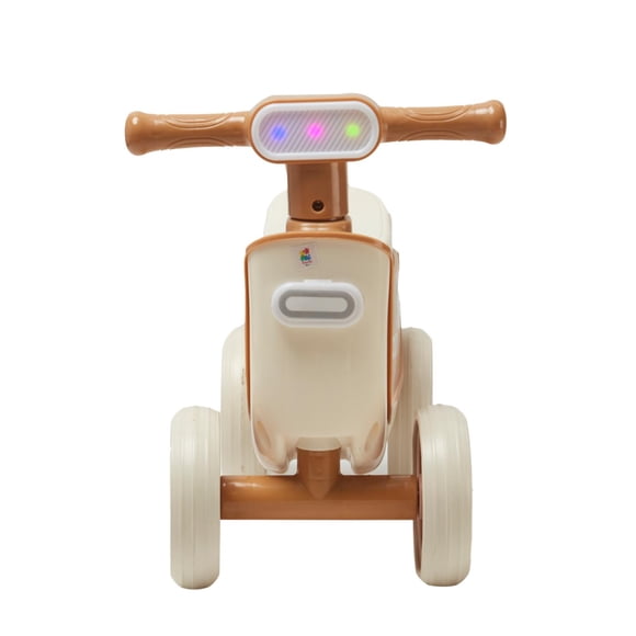 Montable Denco Toys Baby Triciclo Café Con Luz LED Y Musica