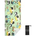 thumbnail image 2 of SKYSONIC Beach Towels 30"x60", Funny Cow Farm Camping Towels Sand Free Beach Towel, Large Beach Towels Quick Dry Bath Travel Towels Pool Yoga Beach Mat for Men Women, 2 of 7