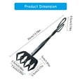 thumbnail image 3 of RUISINERY Heavy Duty Iron Pit Tongs Metal Clamp for Charcoal and Firewood Handling Ideal for Camping and Outdoor Activity, 3 of 7