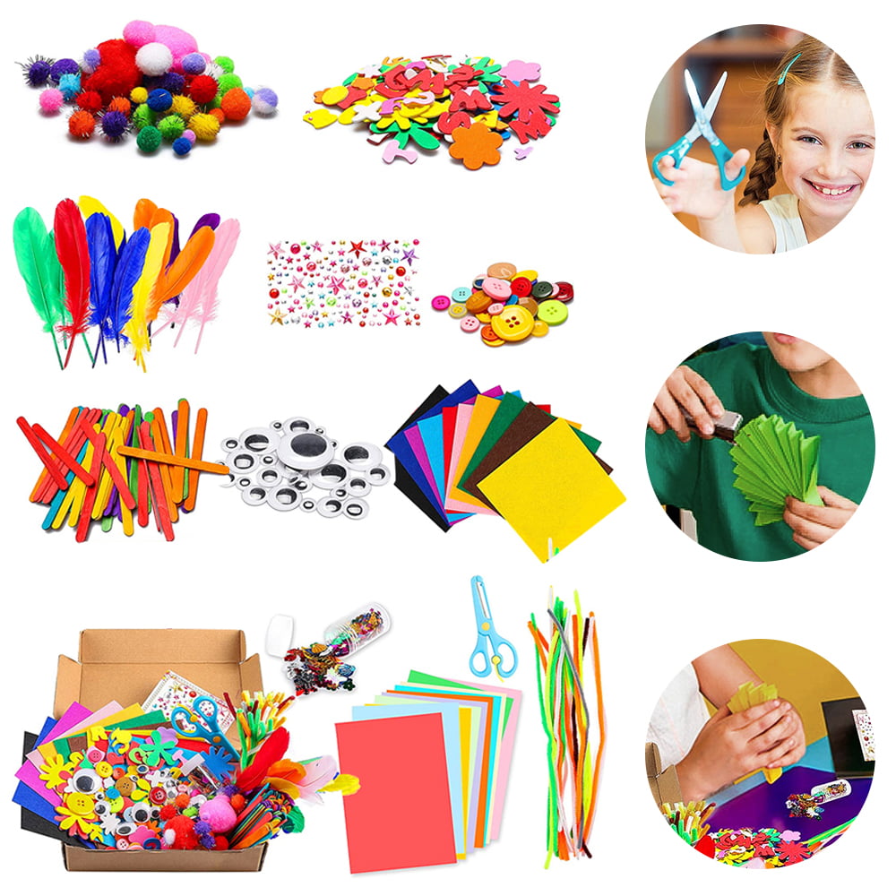 Niyofa DIY Art Craft Sets Craft Supplies Kits for Kids Toddlers Children  Craft Set Creative Craft Supplies for School Projects DIY Activities Crafts