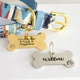 thumbnail image 4 of KuzmarK Silver Chrome Pendant Dog Tag Necklace - Puppy Dog Paw Paws Chrome Dog Tag Necklace, 4 of 9
