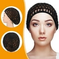 thumbnail image 2 of Elastic Crochet Mesh Hair Wrap Net for Silk and Curly Hair Soft Breathable Sleeping Bonnet Protective Style, 2 of 8