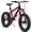 Black-Red, variant on 20 Inch Fat Tire Kids Mountain Bike, 7-Speed Mountain Bicycle with Dual Disc Brake and Front Suspension, High-Carbon Steel Frame Kids MTB for Boys Girls Ages 8-12 Year Old, Black-Red