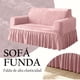 thumbnail image 2 of 3 Pzs Funda Cubre Sala Sofá Elástica Con Falda Tipo Plumeti, 2 of 11